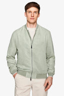 Bomber ecosuede traforato salvia-Dan John