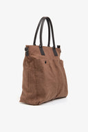 Borsa cordura doppio manico tabacco