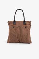 Borsa cordura doppio manico tabacco