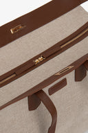 Borsone in cordura beige