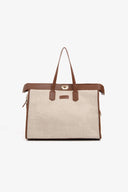 Borsone in cordura beige