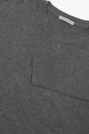 Maglia girocollo basic grigio-Dan John