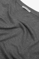 Maglia girocollo basic grigio-Dan John