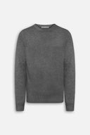 Maglia girocollo basic grigio-Dan John