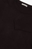 Maglia girocollo basic marrone