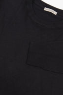 Maglia girocollo basic nero-Dan John