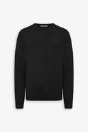 Maglia girocollo basic nero-Dan John