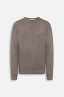 Maglia girocollo basic tortora-Dan John