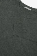 Maglia girocollo basic verde-Dan John