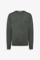 Maglia girocollo basic verde-Dan John