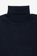 Maglia dolcevita basic blu