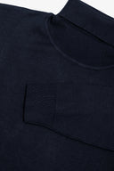 Maglia dolcevita basic blu