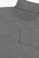 Maglia dolcevita basic grigio