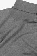 Maglia dolcevita basic grigio