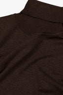Maglia dolcevita basic marrone-Dan John