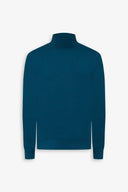 Maglia dolcevita basic petrolio