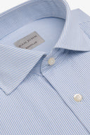 Camicia micro righe azzurra