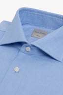 Camicia oxford azzurra slim-Dan John