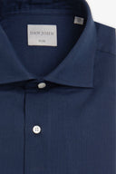 Camicia oxford blu slim-Dan John