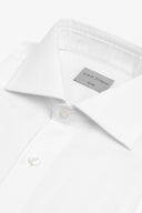 Camicia piquet bianca slim