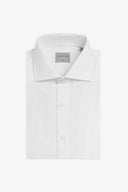 Camicia piquet bianca slim