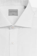 Camicia piquet bianca slim