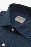 Camicia "la Picoco" operata blu slim