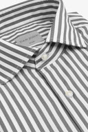 Camicia a righe medie grigia slim