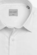 Camicia stretch unita bianca slim