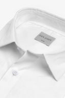Camicia stretch unita bianca slim