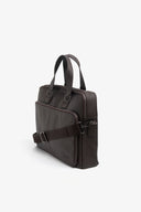 Borsa 24h in saffiano moro
