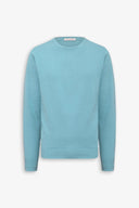 Maglia girocollo cotone turchese-Dan John