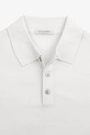 Polo in maglia bianca-Dan John