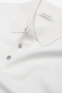 Polo in maglia bianca-Dan John