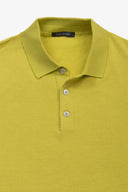 Polo in maglia lime