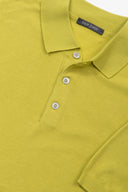 Polo in maglia lime