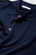 Polo in maglia royal