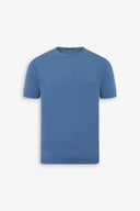 T-shirt in maglia azzurra