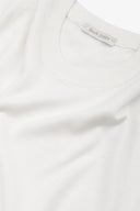 T-shirt in maglia bianca-Dan John