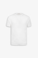 T-shirt in maglia bianca-Dan John