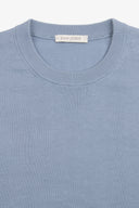 T-shirt in maglia celeste-Dan John