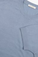 T-shirt in maglia celeste-Dan John