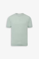T-shirt in maglia salvia