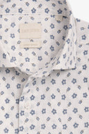 Camicia fantasia fiore all over celeste-Dan John