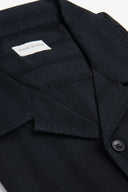 Camicia hawaiana armaturata nera