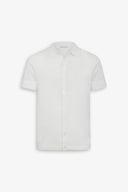 Camicia in maglia maniche corte bianca-Dan John