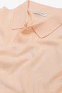 Camicia in maglia maniche corte pesca