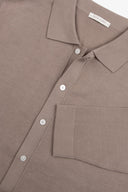 Camicia in maglia tortora-Dan John
