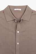 Camicia in maglia tortora-Dan John