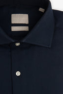 Camicia "la Picoco" operata blu-Dan John